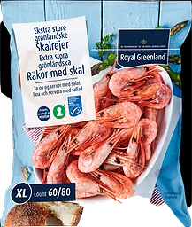 Räkor Med Skal XL 60/80