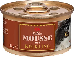Kattmat Mousse Kyckling