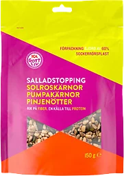 Salladstopping Solroskärnor/Pumpakärnor/Pinjenötter ICA
