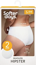 Hipster Seamless Vit Spets S/m