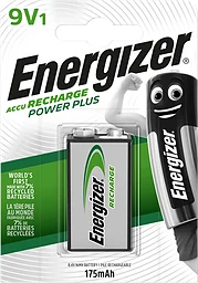 Batteri 9V Laddbart 1-p Power Plus