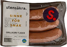 Grillkorv Tjock 64% Kötthalt