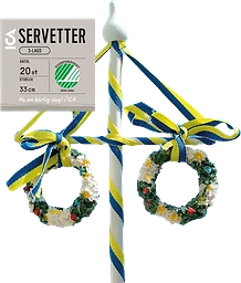 Servett 33cm Krans 20-p