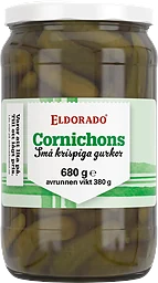 Cornichons Små Krispiga Gurkor