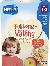Fullkornsvälling Äpple & banan 1-3 År