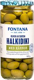 Halkidiki Oliver med Kärnor