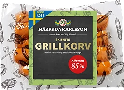 Grillkorv Skinnfri 85% Kötthalt