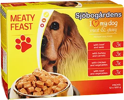 Meaty Feast Hundmat 12pack