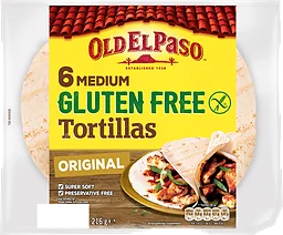 Glutenfri Tortilla Medium 6-pack