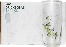 Dricksglas 6-pack