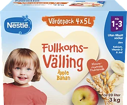 Fullkornsvälling Äpple & banan 1-3 År