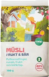 Müsli Frukt & bär