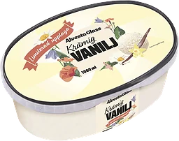 Glass Krämig Vanilj 1l
