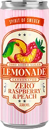 Lemonade Zero Raspberry Peach Läsk Burk