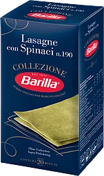 Lasagneplattor Spenat