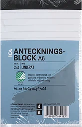 Block A6 tejphäftat linjerat