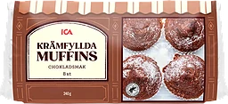 Chokladmuffins Krämfyllda 8-pack