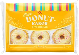 Donutkakor citron