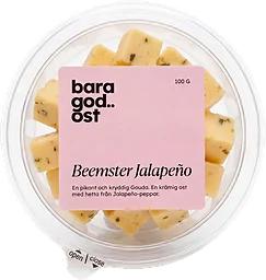 Osttärningar Beemster Jalapeño 50+ 100g