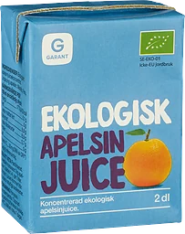 Apelsinjuice Ekologisk