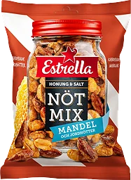 Mandel Jordnöt Nötmix Honung Salt