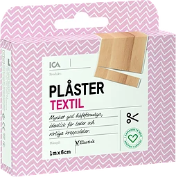Plåster Textil ICA 1m x 6cm 1-p ICA
