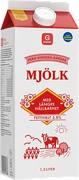 Mjölk Längre Hållbarhet 3%