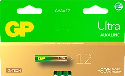 Batteri Ultra Alkaline AAA/LR03 12-pack