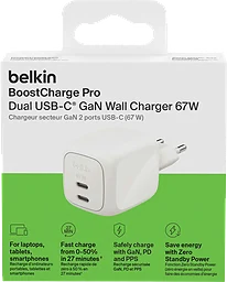 Väggladdare 67W 2xUSB-C