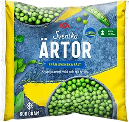 Ärtor Fryst