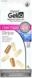Gel Nail Strips Sparkling Nude