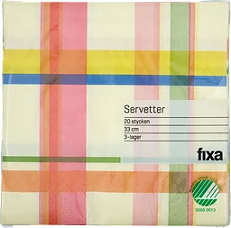 Servett Rosa 33cm