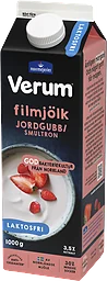 Laktosfri Filmjölk Jordgubb & smultron 3,5%