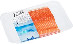 Laxfilé med skinn