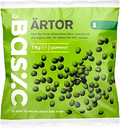 Ärtor Fryst