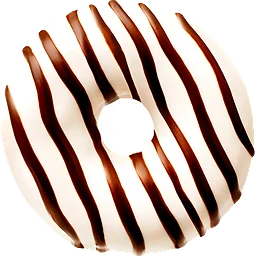 Minidonut Vit Choklad