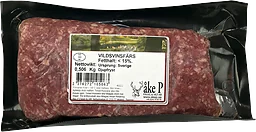 Vildsvinsfärs Fetthalt lägre än 15% ca