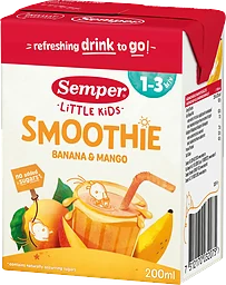 Smoothie Banan & mango Från 12m