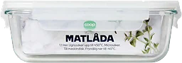 Matlåda glas 1,1 liter