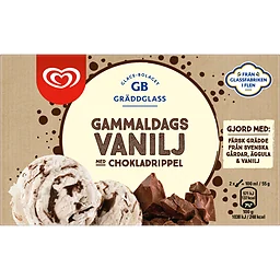 Glass Gammeldags Vanilj Choklad