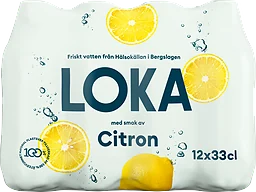 Kolsyrat vatten Citron 12-pack