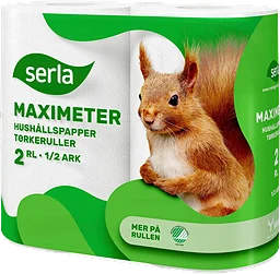 Hushållspapper Maximeter 2p Miljömärkt