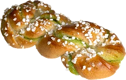 Pistagefläta
