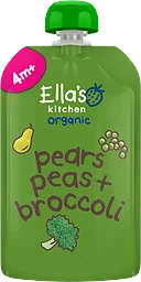 Puré Ekologisk Broc/pär/ärt Från 4 Månader