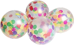 Ballong konfetti 4-p