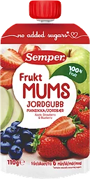 Fruktmums Jordgubb 6 Mån