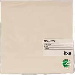 Servett Cream 40x40cm