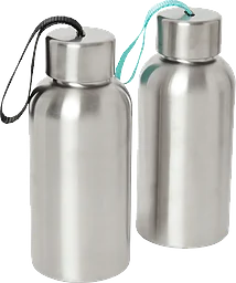 Termosflaska rostfri Active svart/aqua