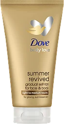 Brun utan sol Lotion Summer revived Light to Medium