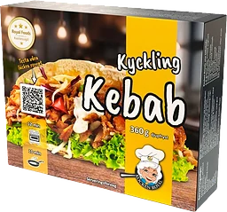 Kebab Kyckling Fryst 360g